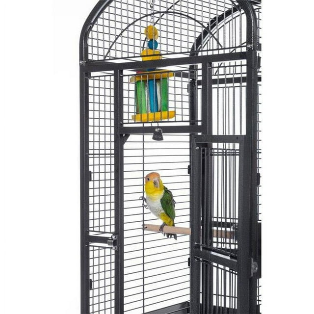 Prevue 34511 Dome Top Cage - Black - Small
