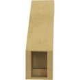 thumbnail image 4 of Ekena Millwork 5"W x 12"D x 16"H Imperial Rough Cedar Woodgrain TimberThane Knee Brace, Primed, 4 of 6