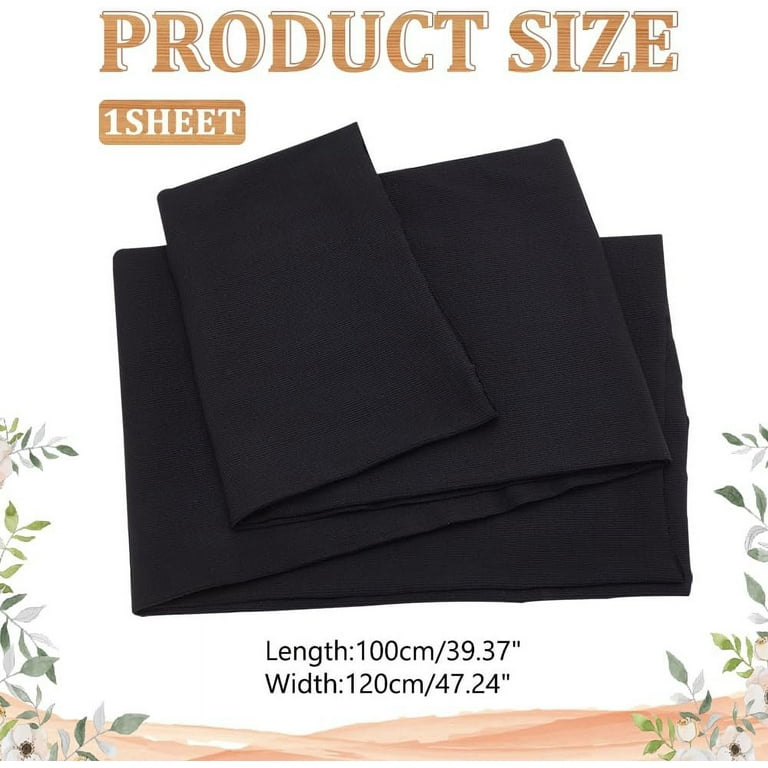 In Wide Ribbing Knit Fabric Yard Solid Color Stretch