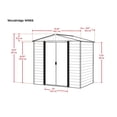 thumbnail image 4 of Abri rangement acier Woodridge, 6 x 5, 4 of 8