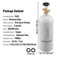 BENTISM 5 lbs CO2 Tank Aluminum Gas Cylinder with CGA320 Valve For Draft Soda Beer