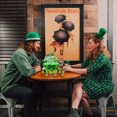 thumbnail image 4 of Decoración Sanpatrick's Day Garland Banner Photo Props Pannant Holiday Gifts Colgando adornos para el hogar Interior Outdoor Trae Take Insertar kenally HA012639-02, 4 of 7