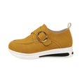 thumbnail image 2 of Willtoo Orthopedic Walking Shoes for Women Comfortable Round-Toe Wedge Heels with Metal Buckle Non-Slip Arch Support Slip on Shoes Orthopedic Breathable Walking Sneaker, 2 of 5