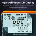 thumbnail image 5 of Digital Insulation Resistance Tester 250V/500V/1000V High Definition LCD Display Resistance Meter For Electrical Equipment Testing, 5 of 7