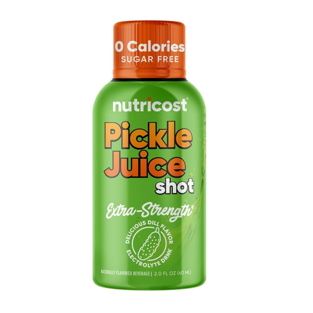 Nutricost Pickle Juice Shot 2oz (12 Pack) Extra Strength, Dill