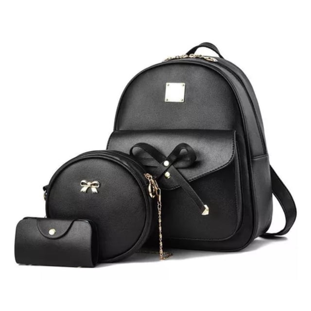 Kit Mochila Moda Casual BLOSOOM 3 Piezas para mujer