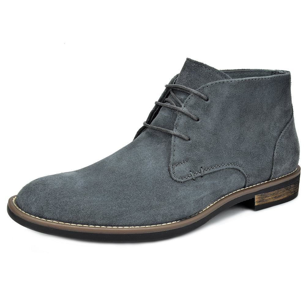 Bruno Marc - Men's Flat Suede Leather Lace Up Oxfords Casual Chukka ...