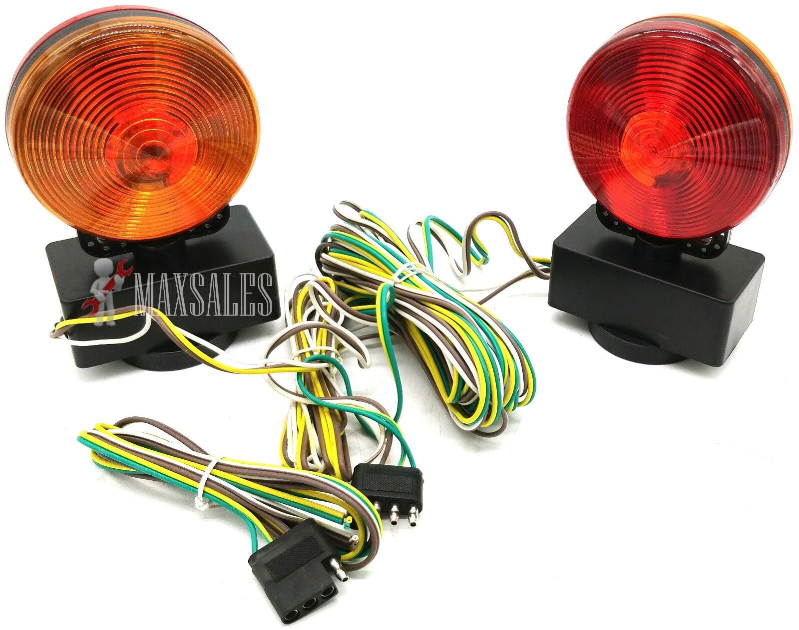 Auto 12V 2 SIDED Trailer Towing Light Kit For Camper Boat