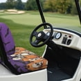 thumbnail image 6 of Pzuqiu Halloween Skeleton Pumpkin 2-Piece Golf Cart Seat Covers - Breathable Washable Universal Fit Spooky Holiday Golf Cart Accessories, 6 of 10