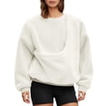 thumbnail image 2 of KANG Hoodless Pullover Sweatshirt With Pocket For Small And Cats Cozy Soft Fleece Front Style Cuddly, 2 of 5