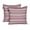 Peach, variant on S4Sassy Black Cotton Flex Stripe Dori Sofa Cushion Case Home Decorative Square Pillow Cover Throw 2Pcs-18 x 18 Inches
