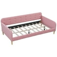 thumbnail image 6 of MODERNLUXE Upholstered Twin Size Daybed, Pink, 6 of 9