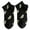 Black, variant on GDREDA Socks Short Women’s Airy Embroidered Casual Ankle Everyday Wear Japanese Style Comfort Socks for Daily Use White,One Size