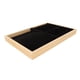 thumbnail image 5 of Bandeja de exhibición de joyas, caja de almacenamiento apilable a prueba de arañazos, cajón de joyería, inserto para pendientes, collares, pulseras, alfileres, color negro, 5 of 5