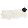 thumbnail image 2 of Sweet Jojo Designs Boho Faux Fur Ivory Body Pillow Cover Case 54x20 (Pillow Not Included), 2 of 5
