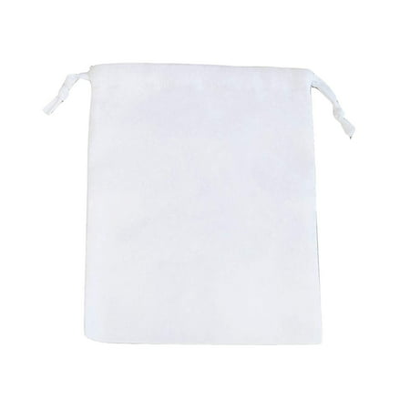12pcs Cotton Pouches 10x12” Bright White ShrinkProof Muslin Fabric ...