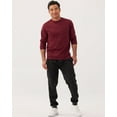 thumbnail image 6 of Real Essentials 3 Pack: Men's Jogger Sweatpants - Cotton Fleece Bottoms Athletic Pants with Pockets (Big & Tall Available), 6 of 7