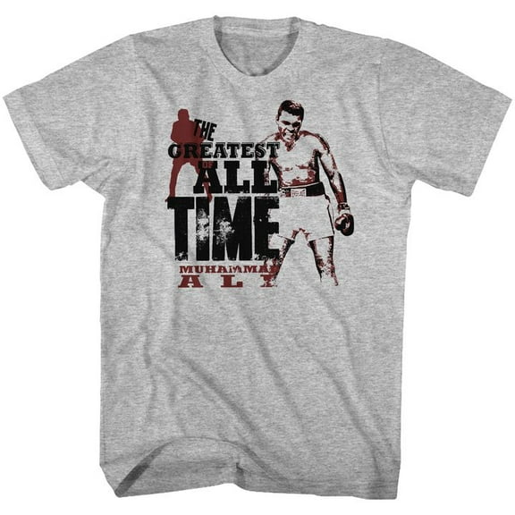 Muhammad Ali The Greatest Gray Heather Adult T-Shirt 5Xl