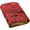 Red, variant on Quirky Craft Embossed Vintage Travel Journal -200 Vintage Deckle Edge Pages - 5 x 7 in, 200 Pages Sketchbook Leather Book of Shadows Leather Grimoire