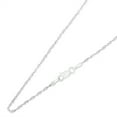thumbnail image 2 of Ioka - 14K White Solid Gold 1.5mm Rope Chain Necklace with Lobster Clasp - 20", 2 of 7
