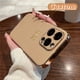 thumbnail image 2 of Funda de piel de cordero de lujo con revestimiento para iPhone 16, 15, 14, 13, 12, 11 Pro Max, personalizada, con iniciales y nombre, 16, 15 Pro, 2 of 5