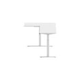 thumbnail image 3 of Motionwise M4 EXEC2 Series 63” x 40” Bureau en L Électrique à Hauteur Réglable Assis-Debout (Blanc), 3 of 5