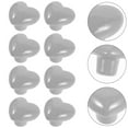 thumbnail image 6 of Troglfold dresser knob 8 Ceramic Heart Drawer Knobs Vintage Pulls for Home Kitchen,1.77"X1.57"X1.18", 6 of 10