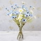 thumbnail image 4 of Paquete de 5 margaritas artificiales de imitación para ramo, decoración para el hogar, la oficina y la boda (blanco), 4 of 5