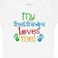 thumbnail image 4 of Inktastic My Great Grandpa Loves Me Boys or Girls Baby Bodysuit, 4 of 5