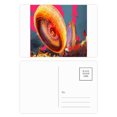 thumbnail image 1 of Playground Ferris Wheel Joy Postcard Set Birthday Mailing Thanks Greeting Card, 1 of 3