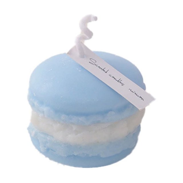 Velas perfumadas de macarrones de Zhimenggg | Accesorios de fotografía | Cumpleaños hechos a mano | Velas aromáticas para fiestas en casa y relajación para centros de mesa
