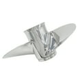 thumbnail image 3 of Propeller 10 3/4x12 for MERCURY Outboard 3 Blades Stainless Steel Prop 13 Tooth RH 10.75x12, 3 of 4