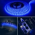 thumbnail image 2 of 2pcs 16 ft / Blue LED Strip Black Light Night Fishing Boat PCB, 2 of 12