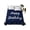 Navy Blue White, variant on Navy Blue Ombre Forest Flat Sheet Only Twin Size, Soft Breathable Bed Top Sheets for Mattress, Watercolor Abstract Art Tree Luxury Bedding Flat Sheets for Home Hotel Bedroom Bed Protection