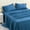 Royal Blue, variant on Single Bed Sheet Set, Soft and Breathable Bedding Sheet Set, 16 Inch Deep Pocket Design Sheet Set (3 Piece Set, Single Bed)