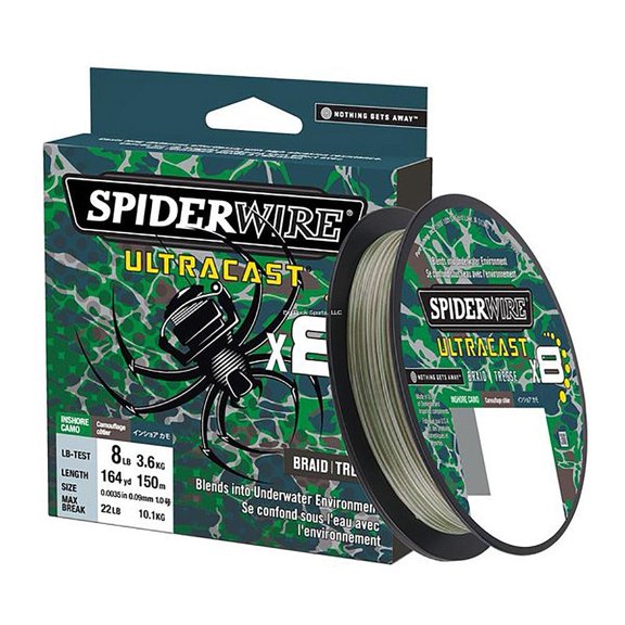 SpiderWire Ultracast Braid Inshore Camo, 2188yards, 100#
