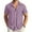 Purple, variant on LISTHA Textured Men’s Button Down Shirt with Pocket, Casual Short Sleeve Beach Shirt, Perfect for Summer Green 2XL