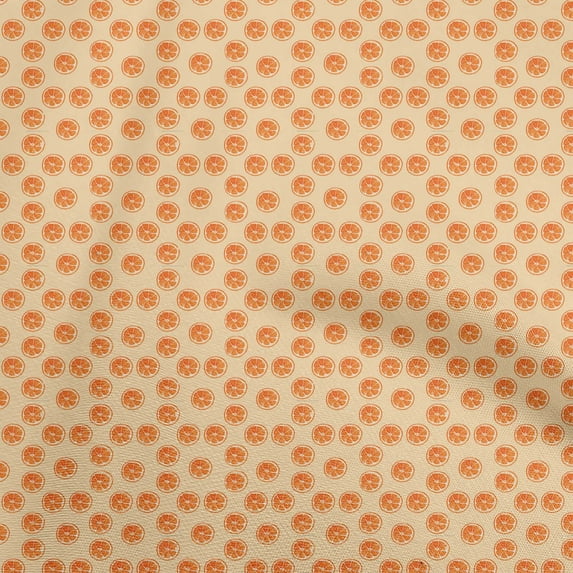 oneOone Georgette Viscose Light Brown Fabric Orange Sewing Craft Projects Fabric Prints By Yard 42 Inch Wide