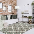 thumbnail image 1 of Cadena Contemporary Trellis Indoor Area Rug by Blue Nile Mills, 4' x 6', Blue, 1 of 5