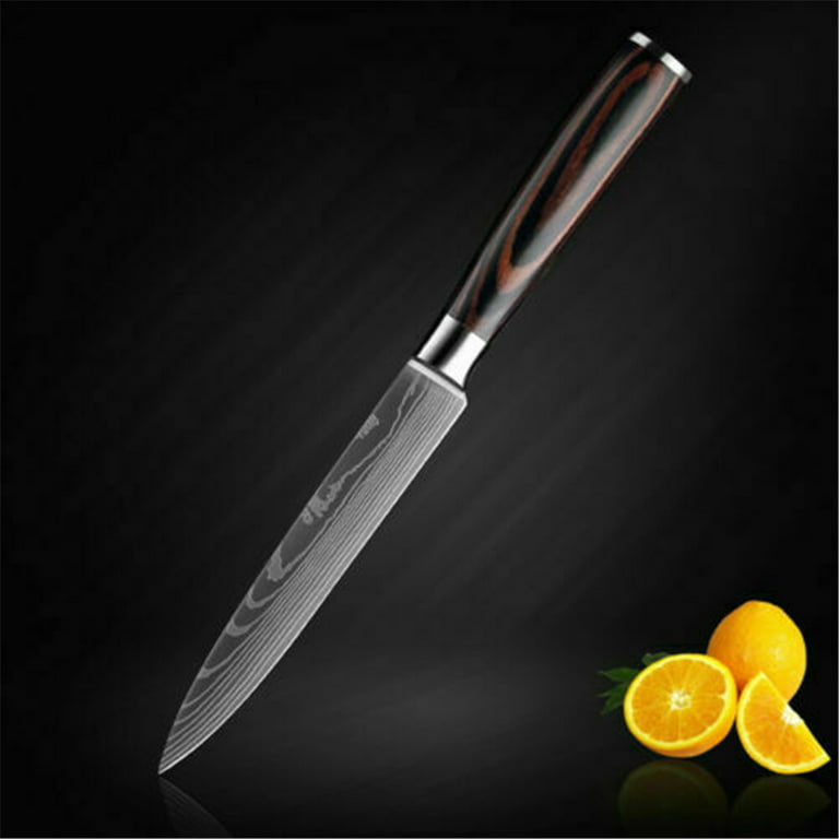5 inch Paring Knife - Small Kitchen Knife for Cutting Fruit, Vegetables and More - High Carbon Steel Ultra Sharp Paring Knives, Size: Steak Knife