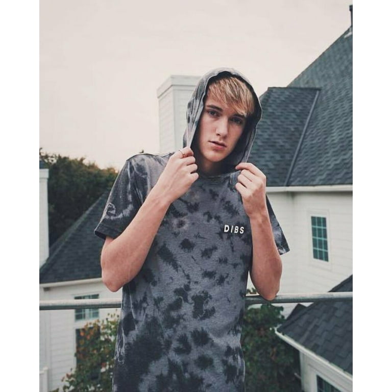 Tye Die DIBS Mens T-Shirt STRIPER HOODIE Casual - Walmart.com