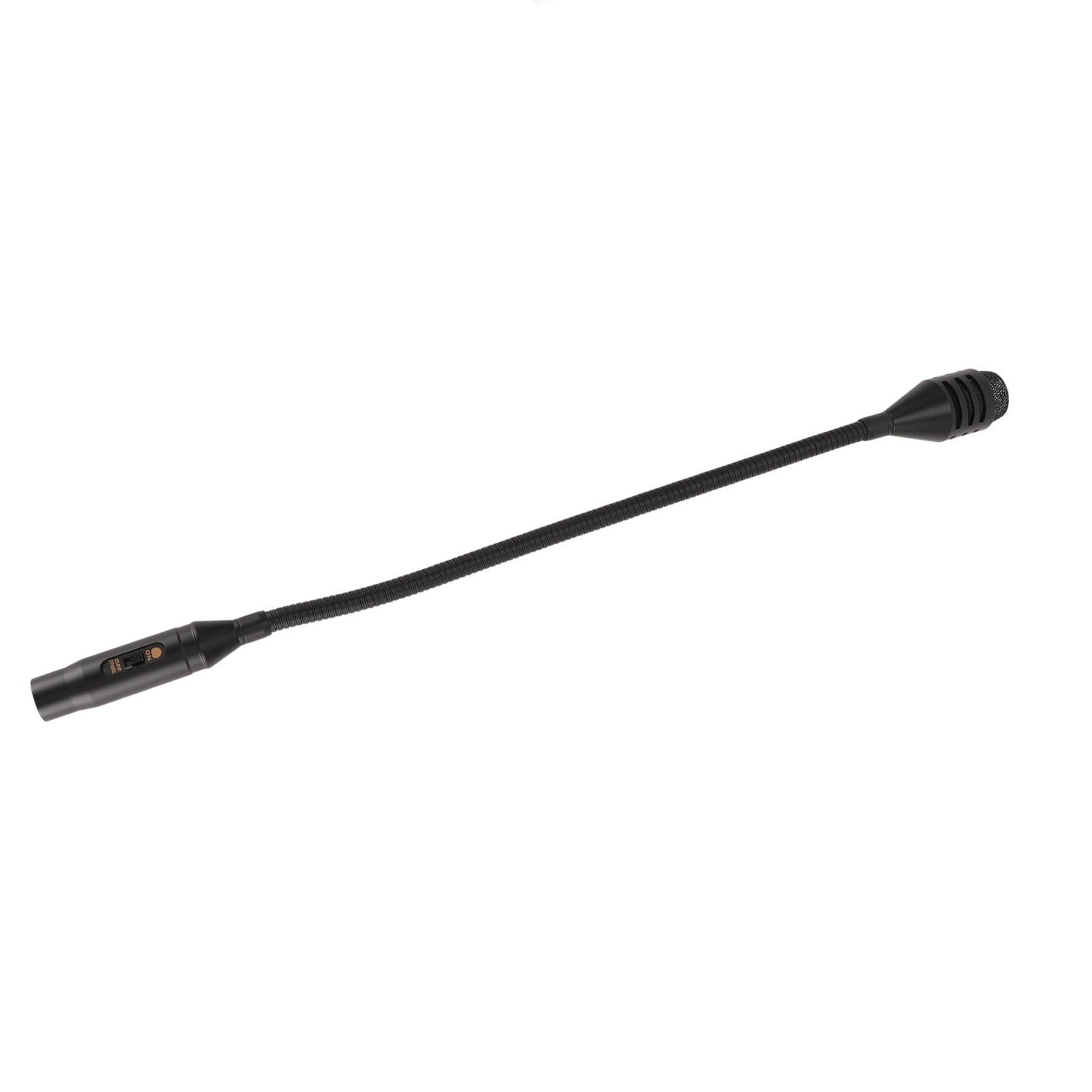 Durable Gooseneck DJ Mic, XLR Connection, Moving Coil Design, Ideal For Vocal  Instrument