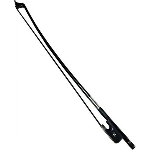 Vio Music® Carbon Fiber Bass Bow Natural Black Horse Hair, French (3/4)