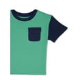 thumbnail image 2 of Garanimals Toddler Boys Colorblock Pocket Tee with Short Sleeves, Sizes 12M-5T, 2 of 4