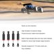 thumbnail image 4 of 4pcs Amortiguador De Choque, aleación Compatible 70m Rc Amortiguador De Choque Del Coche Fijado Para El Coche De 1/10 Rc, 4 of 7