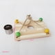 thumbnail image 5 of Xihbxyly Comedero de Madera para Pájaros, Diseño Colgante para Exteriores, Fácil de Limpiar, Decoración para Jardín y Patio, Ideal para Observar Aves Desde El Balcón, Seguro para Pájaros, Un Compleme, 5 of 7