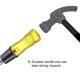 thumbnail image 5 of Cincel de madera Uxcell de 1/2" con hoja de acero CRV y borde biselado, mango de alto impacto, herramienta manual de carpintería con tapas para tallar muebles y hacer carpintería., 5 of 7