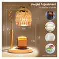 thumbnail image 2 of Lamp Candle Warmer,Adjustable Height,2/4/8H Timer with 2 Bulbs ,Fast Heating, 2 of 5
