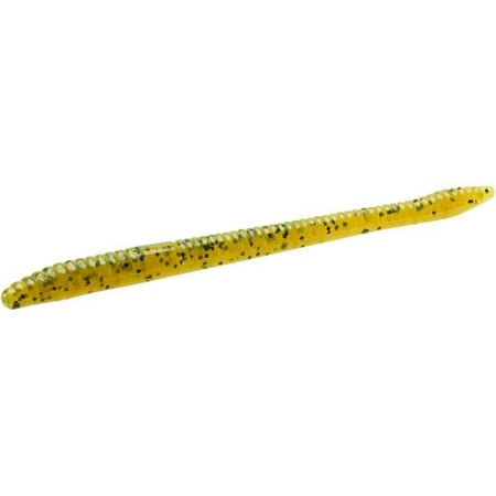 4.75 in. Salt Finesse Worm in Chartreuse Pumpkin - Pack of 20