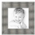 thumbnail image 2 of ArtToFrames 14" x 14" Platinum Ridge Brushed Slvr Picture Frame, 14x14 inch Silver Wood Poster Frame (WOM-5249),  Pack, 2 of 6